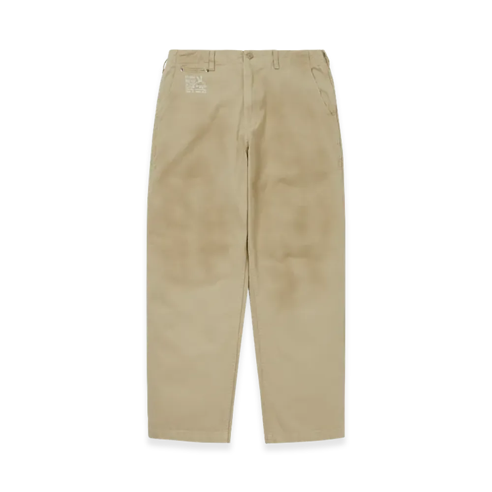 thisisneverthat TNT Daniel Johnston Faded Twill Pant "Khaki"