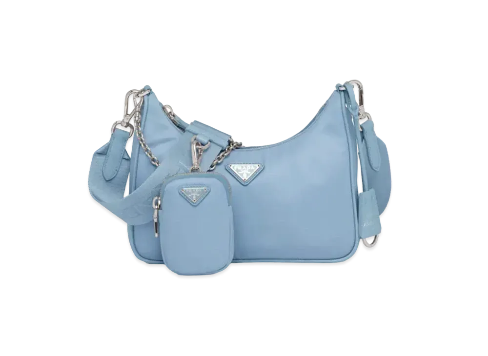 PRADA Re-Edition 2005 Re Nylon Bag "Light Blue"