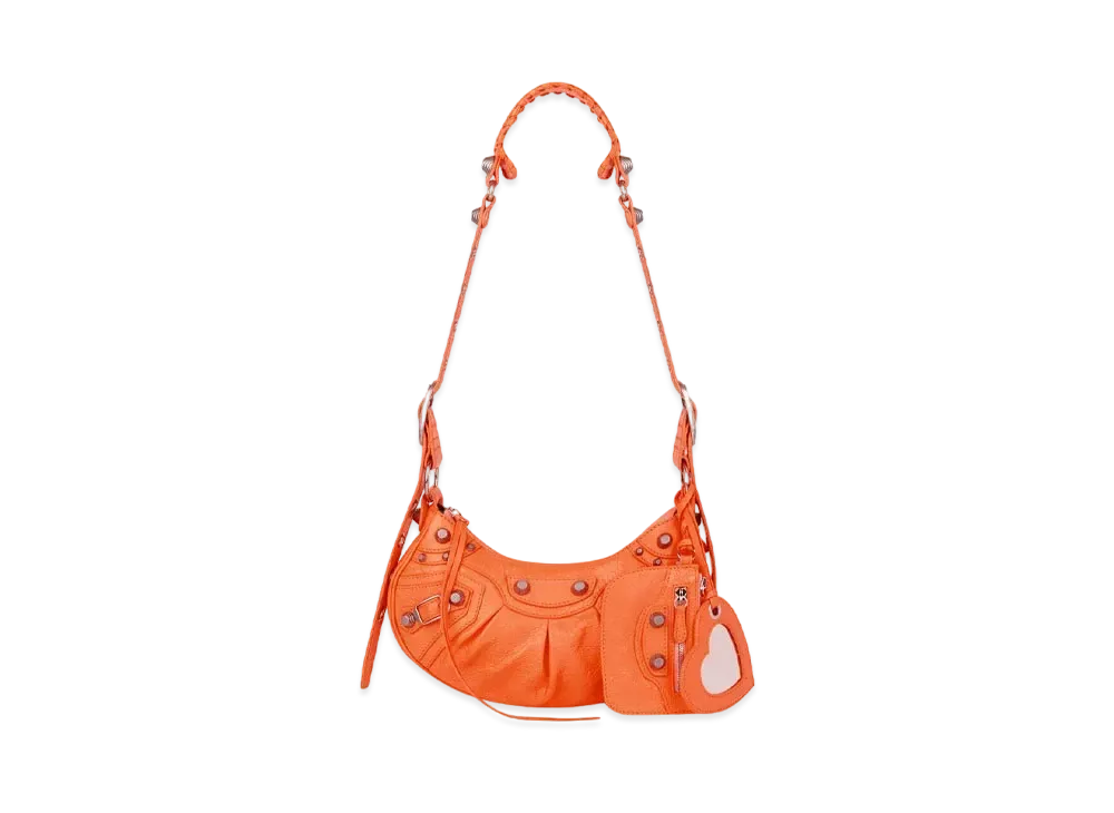 BALENCIAGA Year Of The Tiger Le Cagole XS Shoulder Bag "Tangerine"