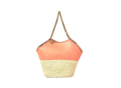 STELLA McCARTNEY Farabella Lafia Medium Tote "Bright Orange"