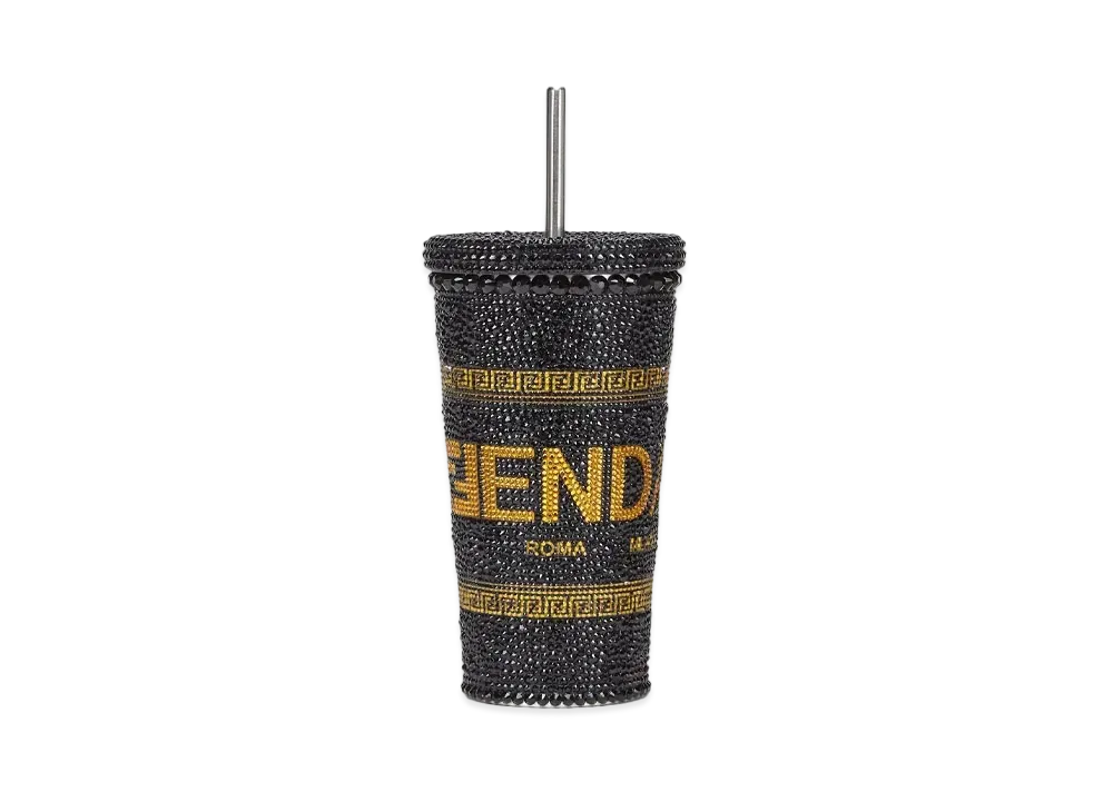 FENDI x Versace Fendace Black Metal Logo Glasses "Black"
