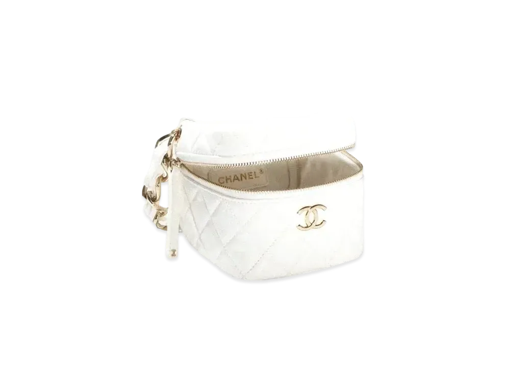 CHANEL Clutch Bag Lambskin "White"