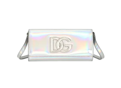 Dolce&Gabbana 3.5 Clutch Strobo Calfskin "Silver"