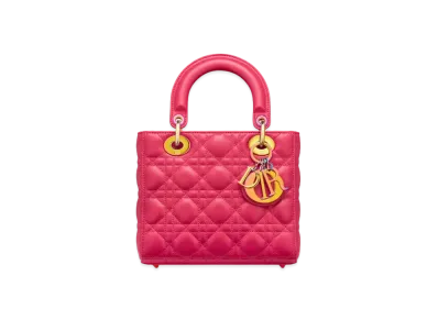 Dior Lady Dior Small Bag Cannage Skin "Pink"