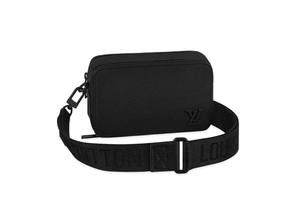 Louis Vuitton Alpha Wearable Wallet Calf Leather "Noir"