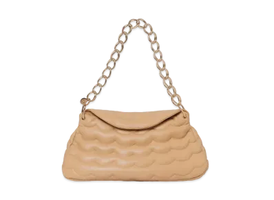 Chloe Medium Juana Day Bag In Quilted Calfskin "Tan"