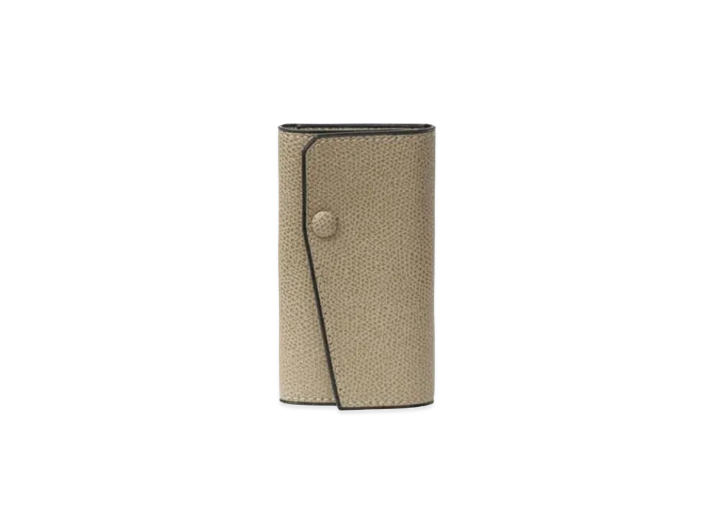 Valextra Key Holder 6 Hook "Oyster Gray"