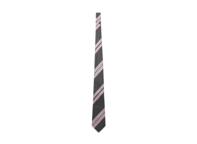 Yohji Yamamoto Pour Homme DOT STRIPE JQ DERBY TIE D "Gray"