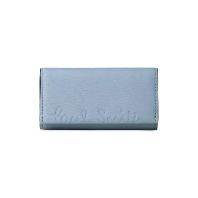 Paul Smith Cropped Logo Key Case "SaxBlue"