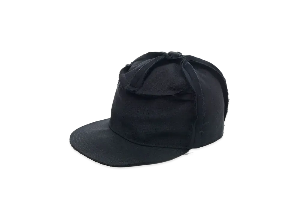 Yohji Yamamoto Pour Homme REGULATION ARMY GABARDINE MILITARY CAP "Black"