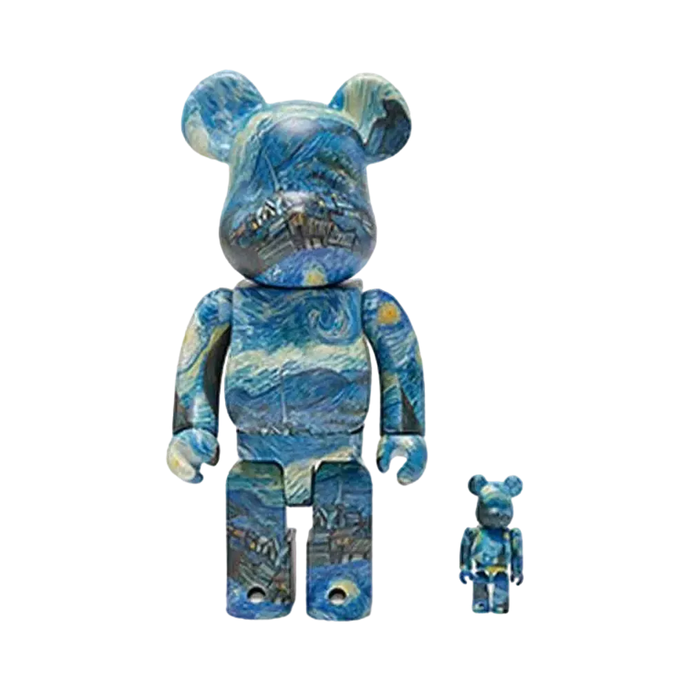 Bearbrick Vincent van Gogh The Starry Night 100% & 400%