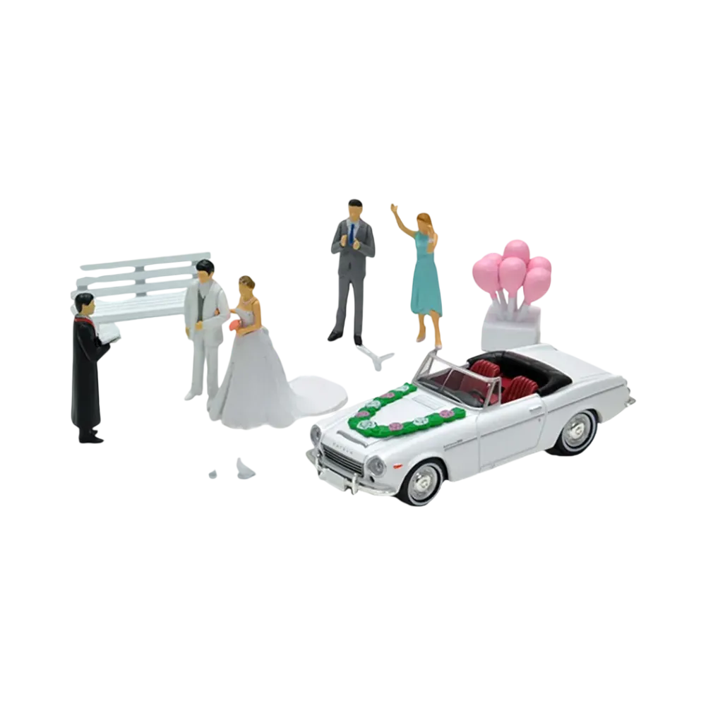 TOMYTEC "TOMICA LIMITED VINTAGE" 1/64 Geocolle 64 #Car Snap 13a Wedding