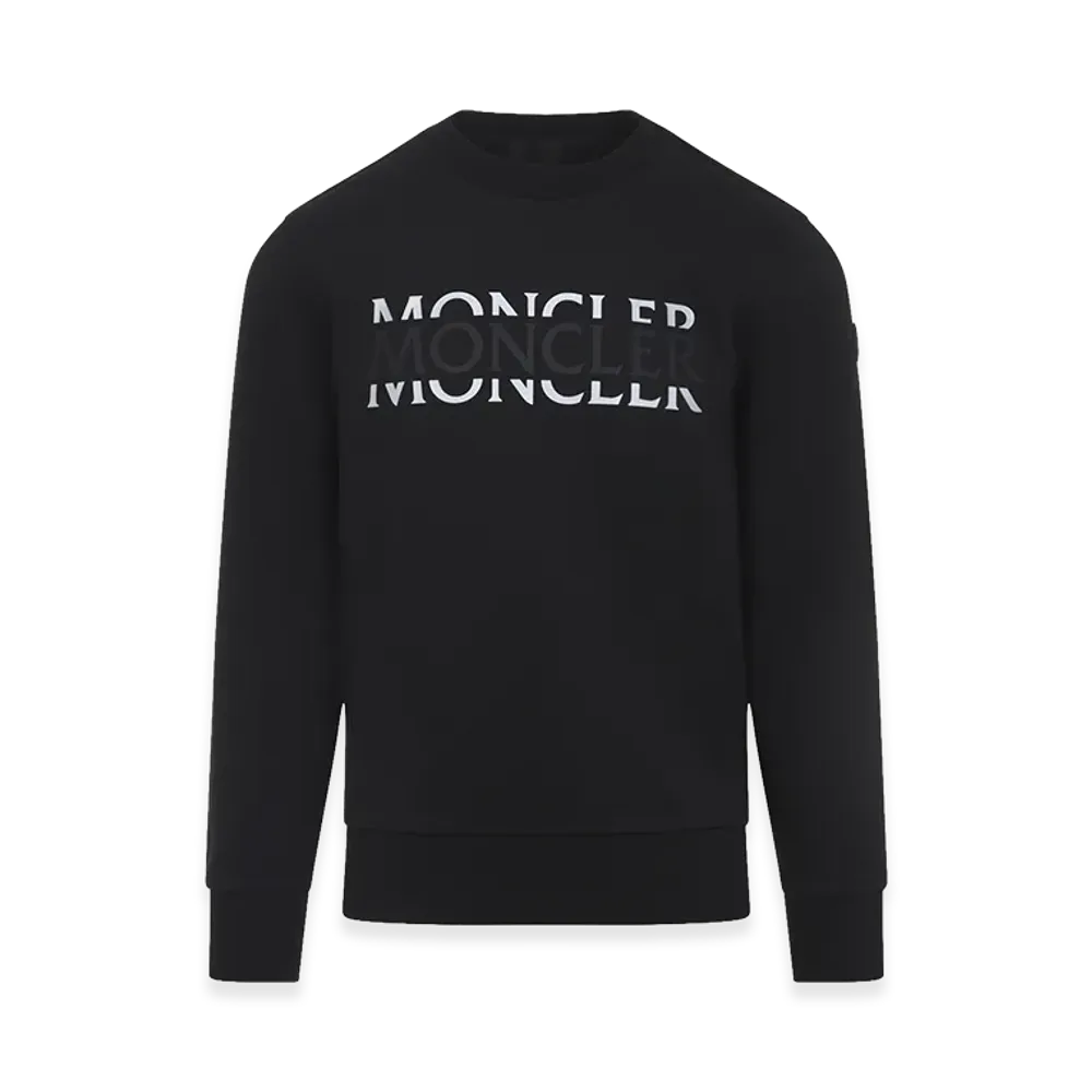 MONCLER Cotton Sweatshirt "Black"