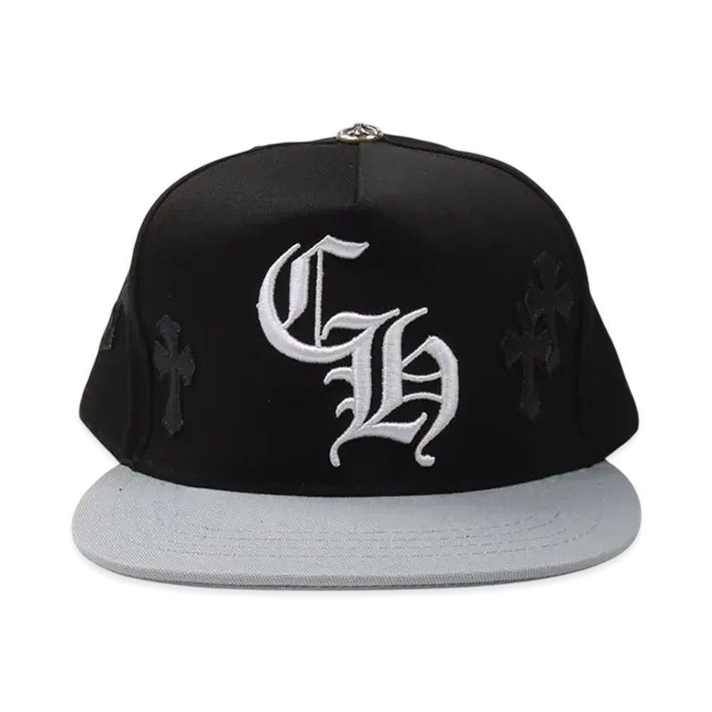 Chrome Hearts CH Hat Cross Patch Baseball Cap "Black/Grey"
