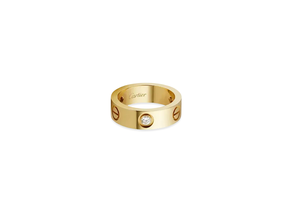 Cartier Love Ring, 3 Diamonds