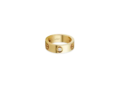 Cartier Love Ring, 3 Diamonds