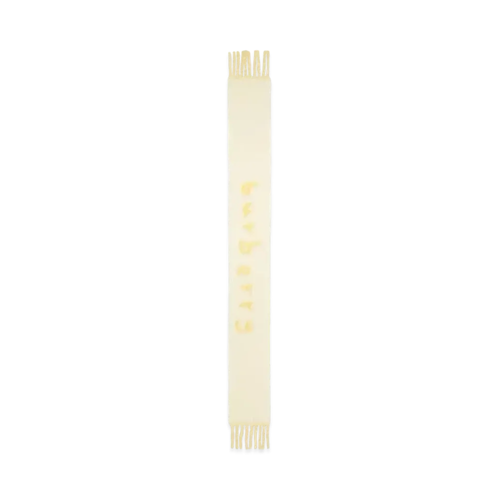 Burberry Reversible Logo Alpaca Wool Blend Scarf "Sandstone"