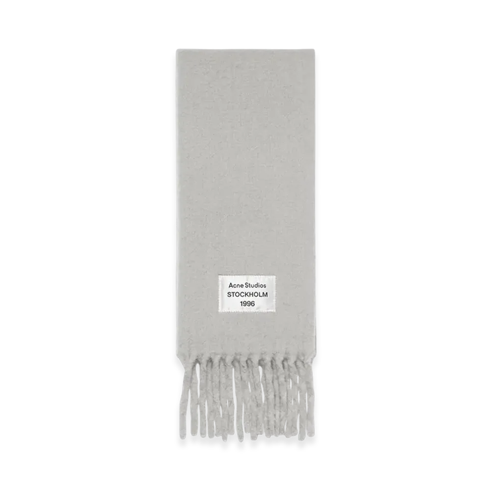 Acne Studios Bicolor Alpaca Scarf "Gray/Light Gray"