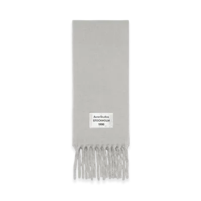 Acne Studios Bicolor Alpaca Scarf "Gray/Light Gray"