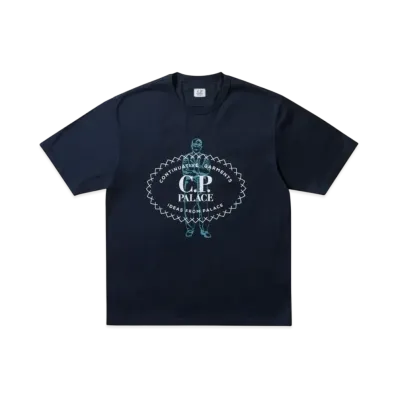 PALACE x C.P. Company Heavy T Shirt "Navy"