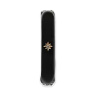 Maison Margiela Enamel Ring "Black/Palladium"