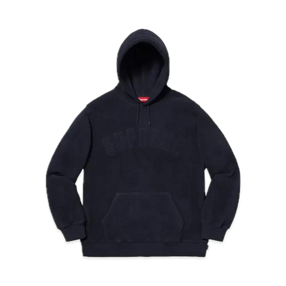 Supreme Polartec Hooded Sweatshirt "Navy"