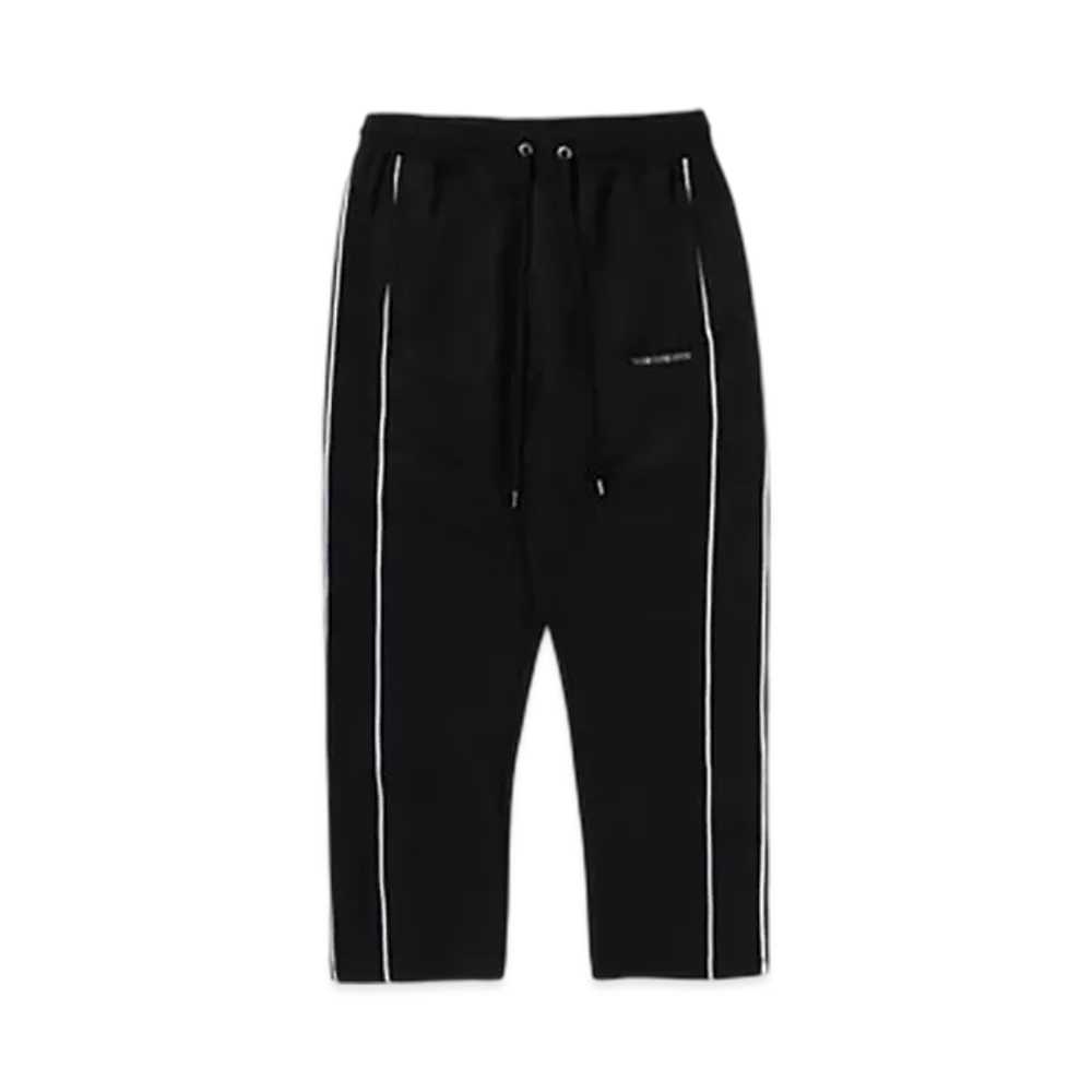 A BATHING APE Line Camo Jacquard Metal Logo Relaxed Fit Track Sweat Pants "Black"