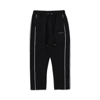 A BATHING APE Line Camo Jacquard Metal Logo Relaxed Fit Track Sweat Pants "Black"