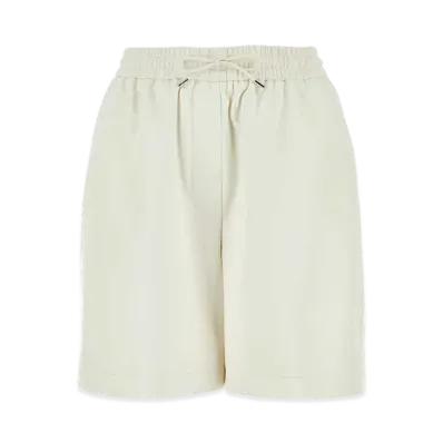LOEWE Women's Leather Shorts "White"