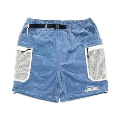 STABRIDGE x Grip Swany Inner City Explorer Shorts 1 Cords "Sky Blue/Off White"