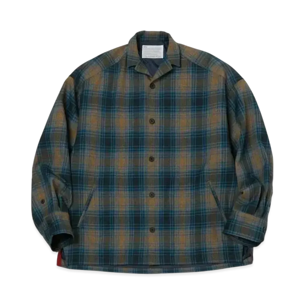 kolor 24WCM-G16115S-B Outer "Blue Check"