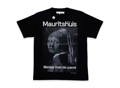 COMME des GARCONS Osaka x Mauritshuis x Tags Wkgpty Productions x Kosuke Kawamura Girl With a Pearl Earring SP Tee "Black"