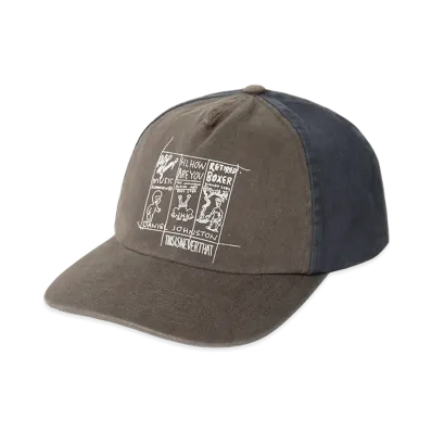 thisisneverthat x Daniel Johnston 3-Frame Washed Cap "Charcoal"