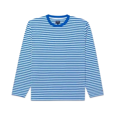 Noah Long Sleeve Striped Top "Blue"