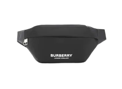 Burberry Logo Print Nylon Sony Bumbag "Black"