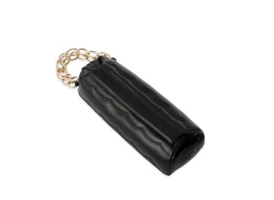 Chloe Juana Clutch Bag In Quilted Calfskin "Black"