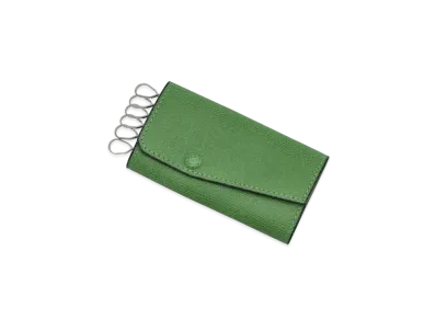 Valextra Key Holder 6 Hook "Glass Green"