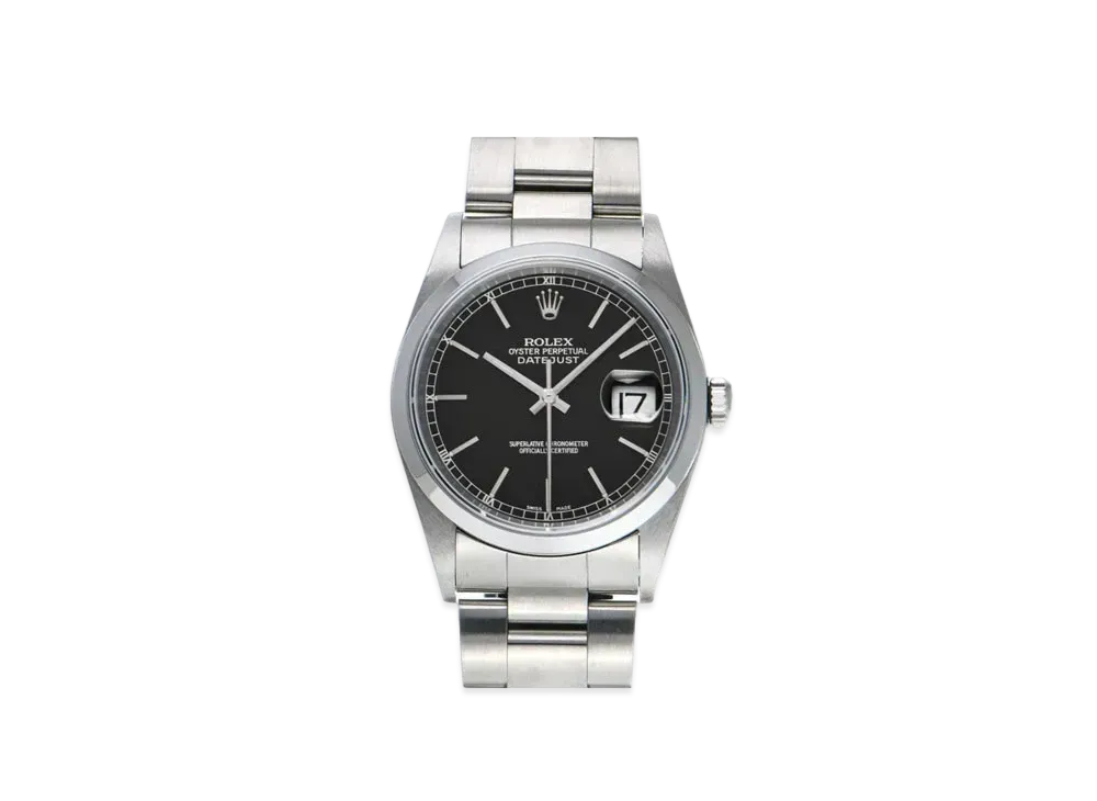 ROLEX Datejust "Black/Stainless Steel"