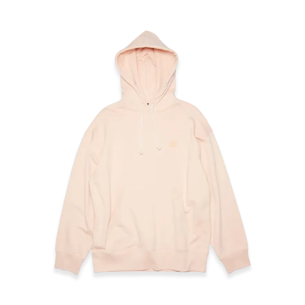 Acne Studios Farrin Face Oversized Hooded Sweatshirt "Powder Pink"