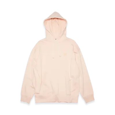 Acne Studios Farrin Face Oversized Hooded Sweatshirt "Powder Pink"