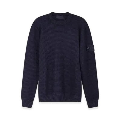 Stone Island Wool And Cashmere Blend Sweater "Dark Blue"
