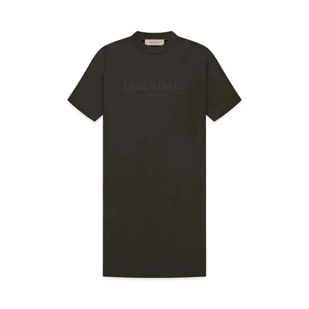 FEAR OF GOD ESSENTIALS Tee Dress "Off Black"