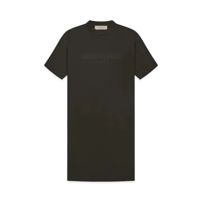 FEAR OF GOD ESSENTIALS Tee Dress "Off Black"