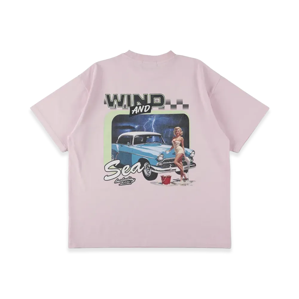 WIND AND SEA Racing S/S Tee "Pink"
