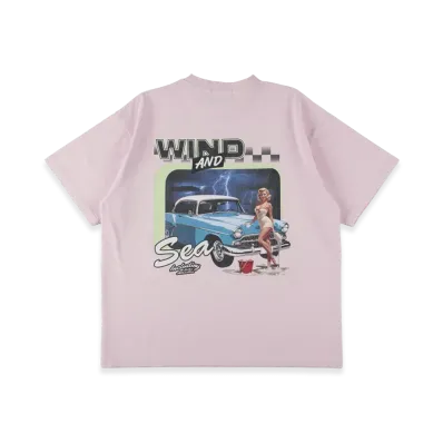WIND AND SEA Racing S/S Tee "Pink"