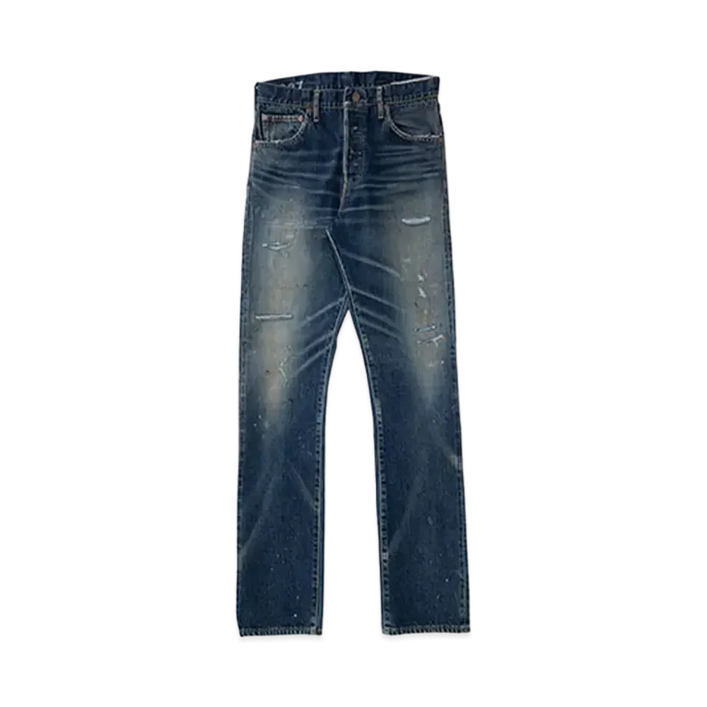visvim SOCIAL SCULPTURE 16 DAMAGED-27 L30 "Denim"