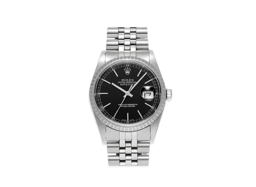 ROLEX Datejust "Black/Stainless Steel"