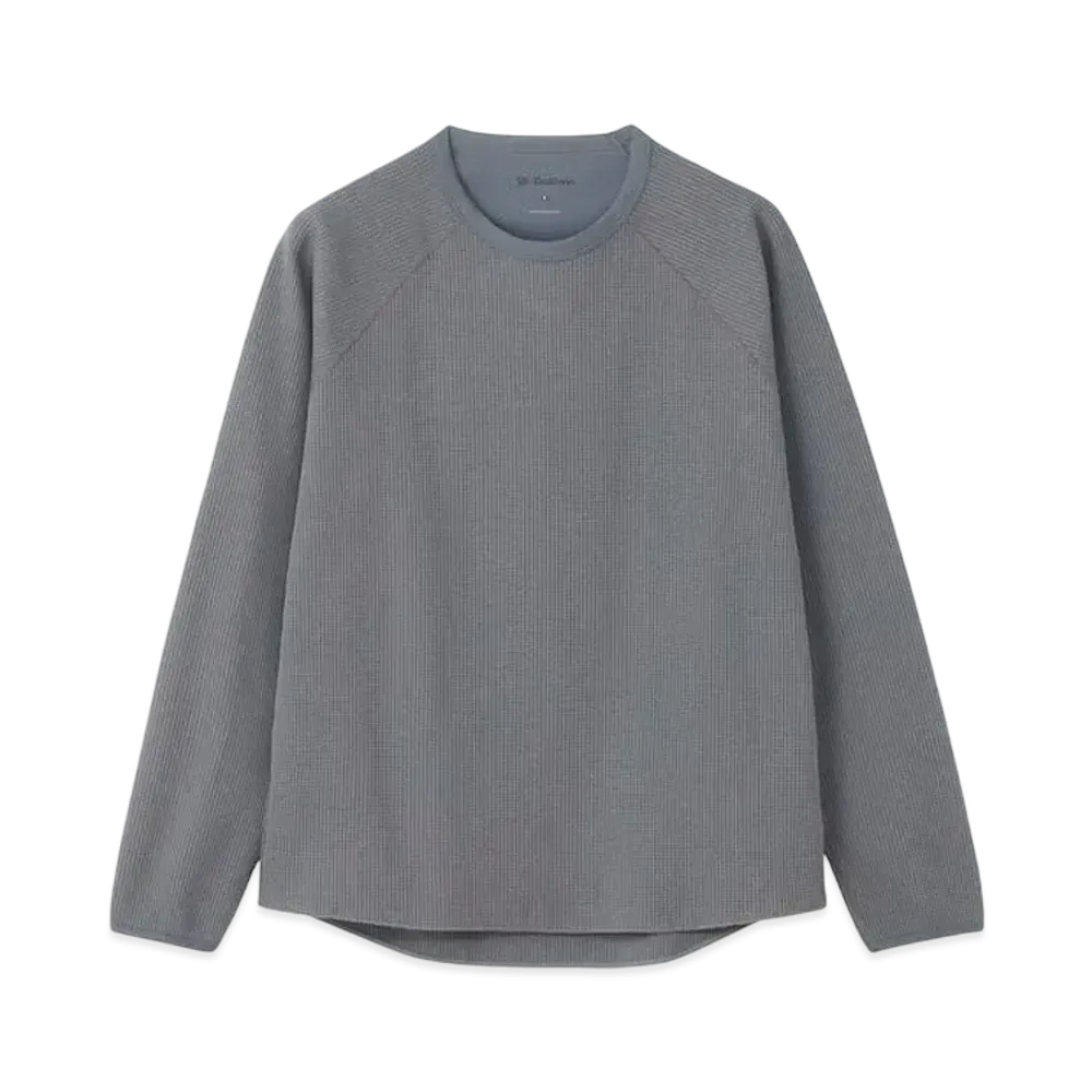 Goldwin Waffle Light Long Sleeve T-shirt (Unisex) "Cloud Gray"