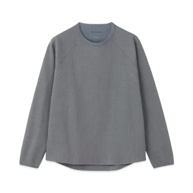 Goldwin Waffle Light Long Sleeve T-shirt (Unisex) "Cloud Gray"