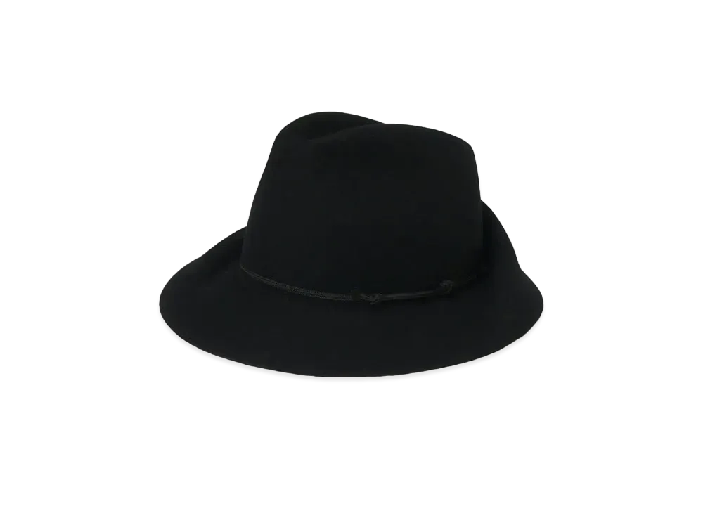Yohji Yamamoto Pour Homme WOOL WAVE SOFT HAT "Black"